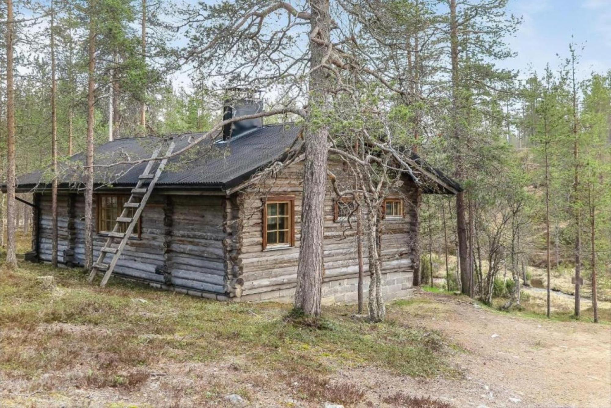 סאריסלקה Kuukkeli Log Houses Aurora Cabin - Jaspis מראה חיצוני תמונה