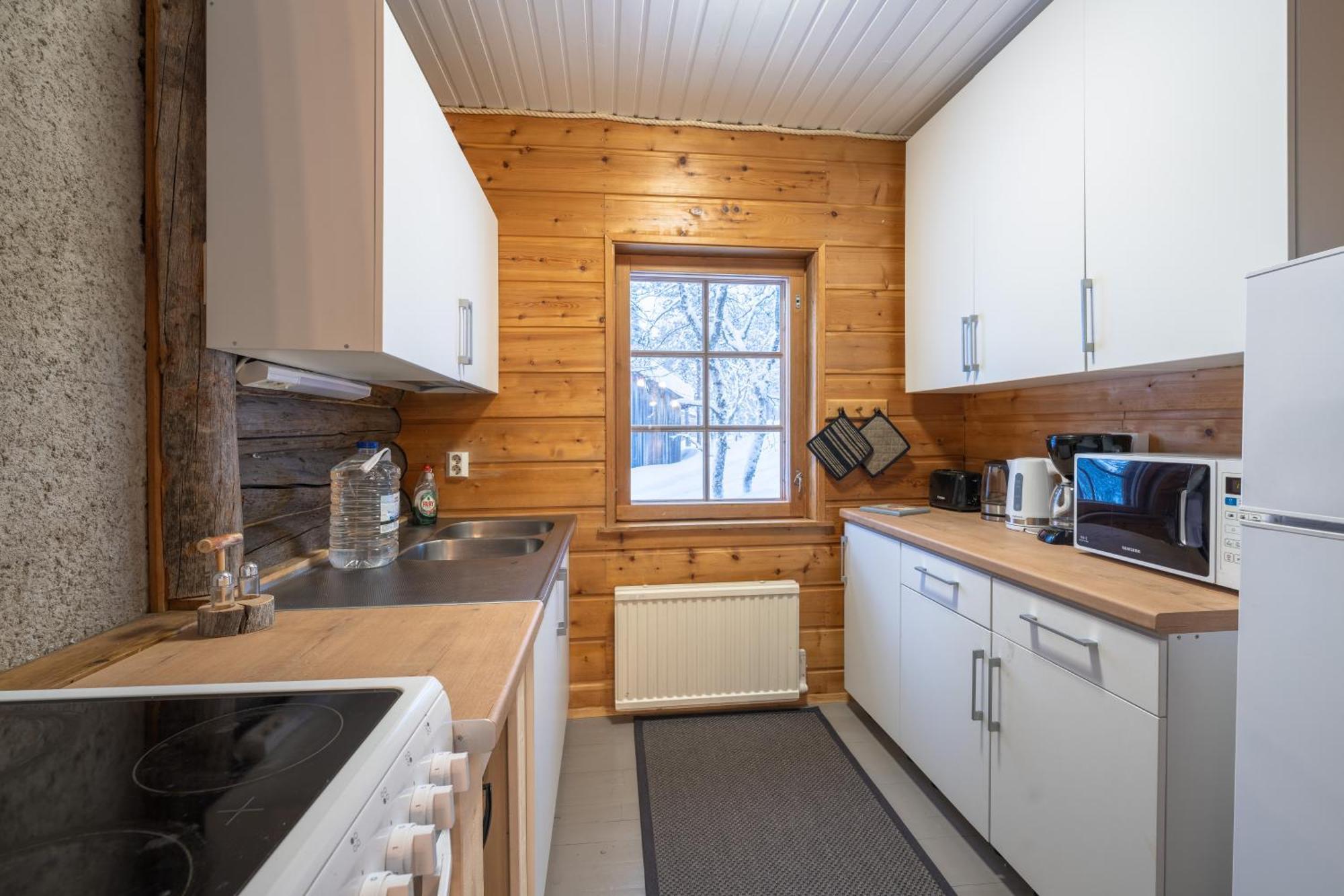 סאריסלקה Kuukkeli Log Houses Aurora Cabin - Jaspis מראה חיצוני תמונה