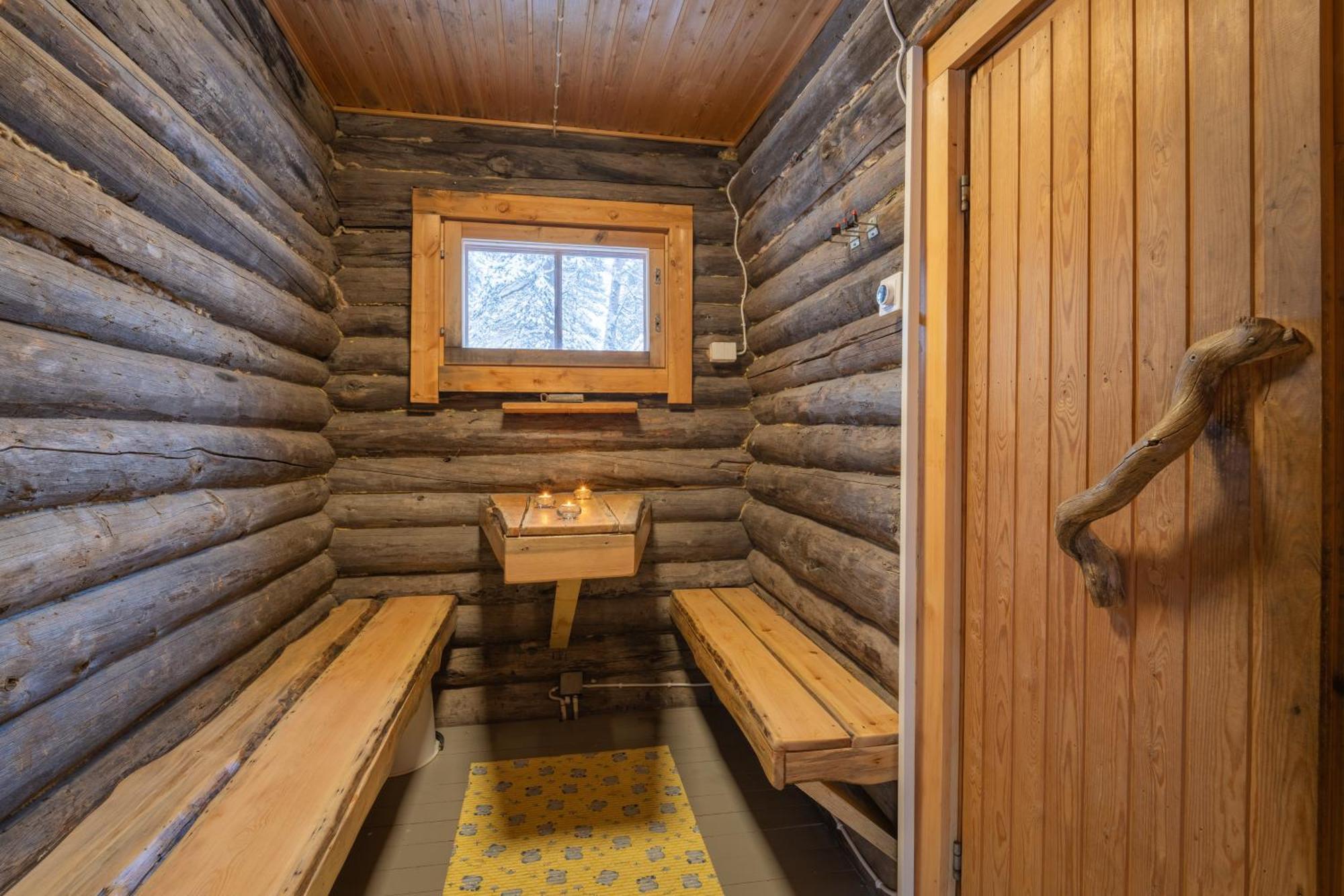 סאריסלקה Kuukkeli Log Houses Aurora Cabin - Jaspis מראה חיצוני תמונה
