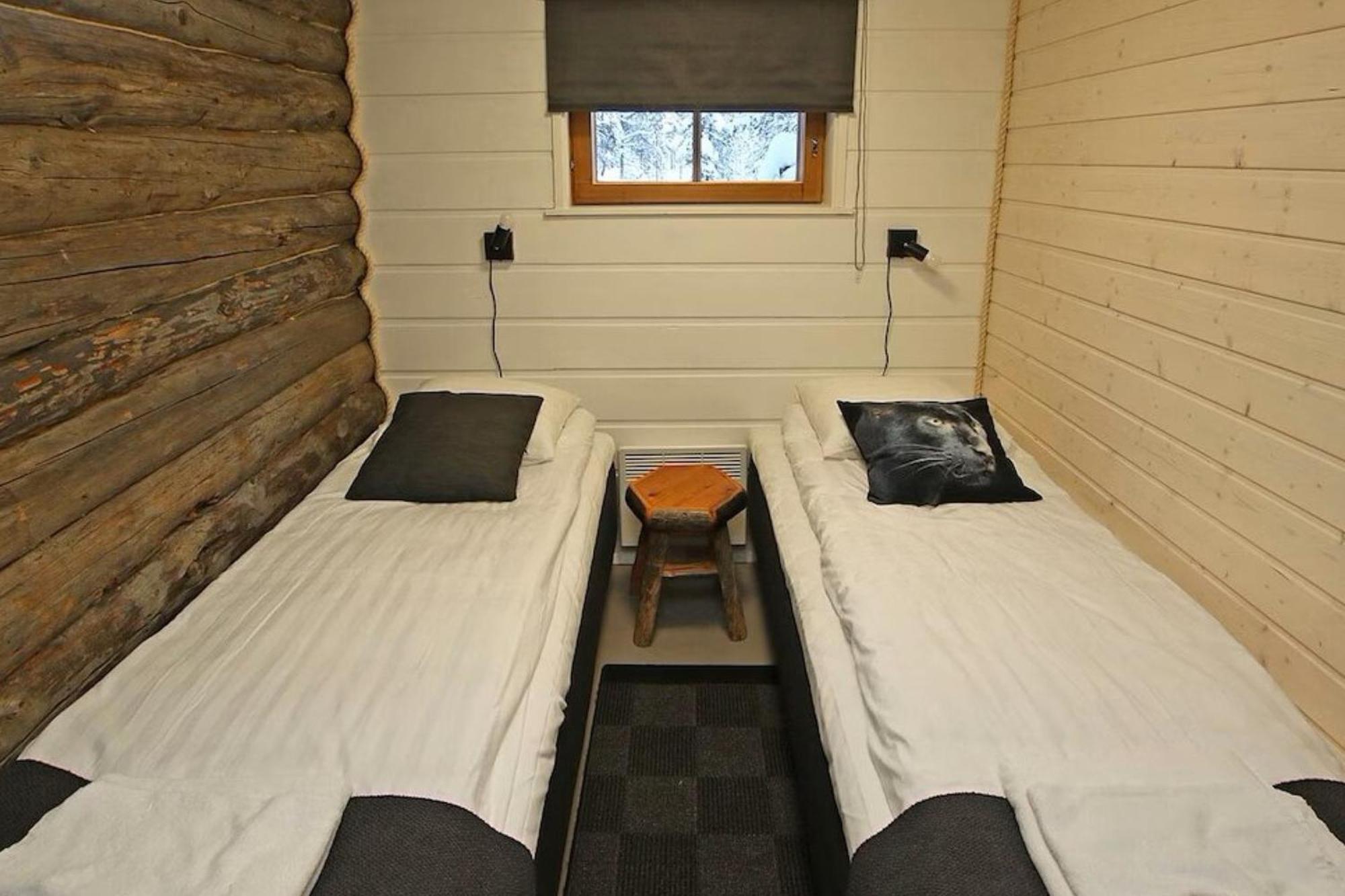 סאריסלקה Kuukkeli Log Houses Aurora Cabin - Jaspis מראה חיצוני תמונה